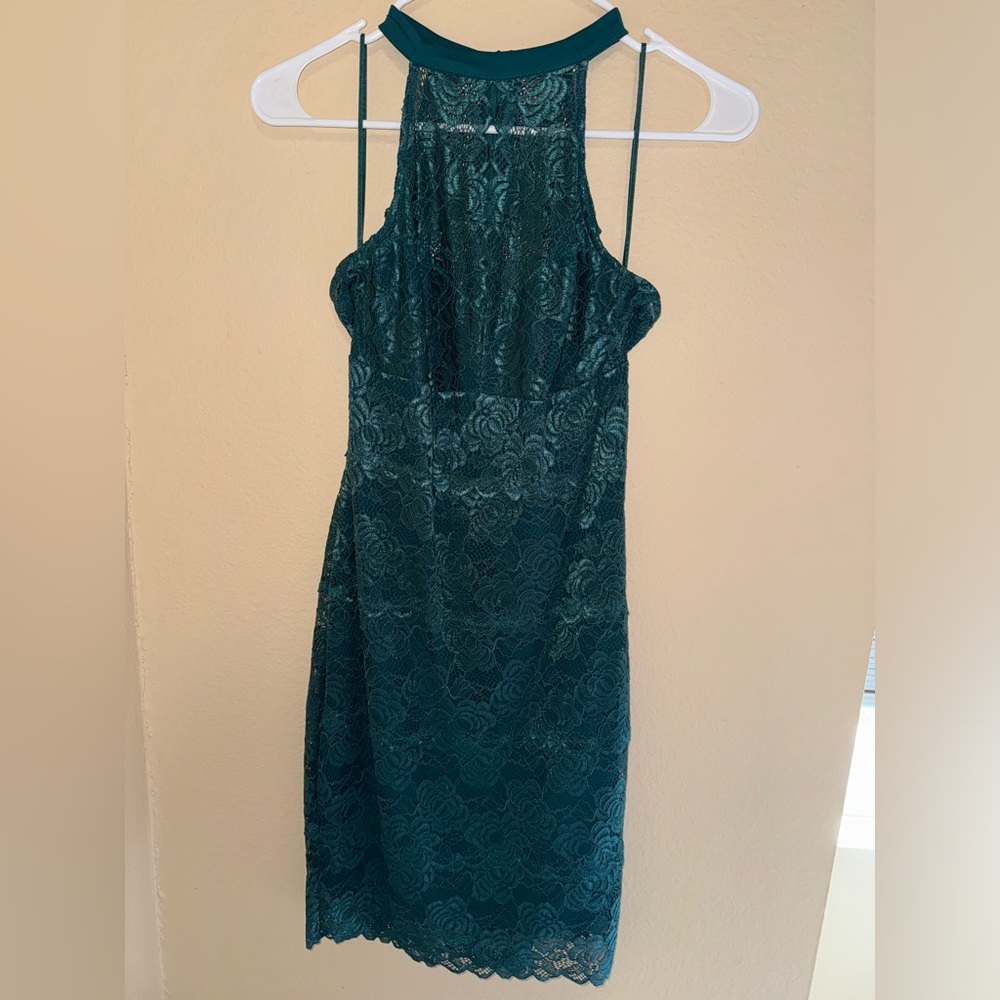 Guess Keyhole Lace Dress